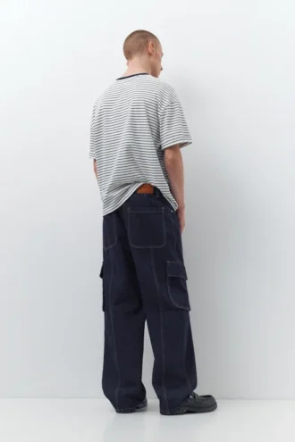 Jeans cargo larghi