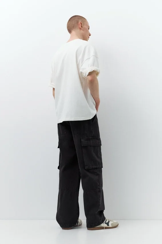 Jeans cargo larghi Jeans cargo larghi