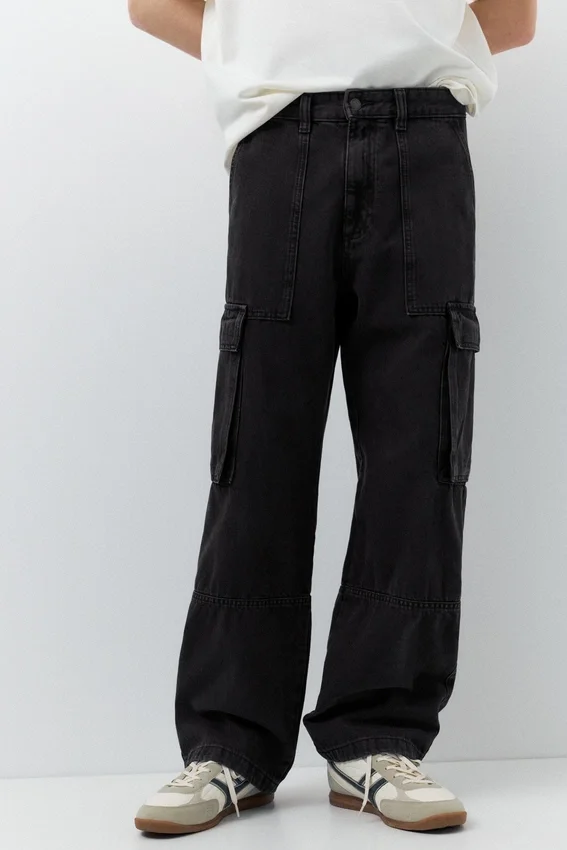 Jeans cargo larghi Jeans cargo larghi