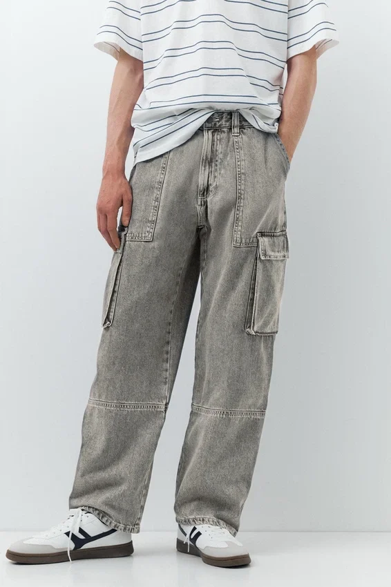 Jeans cargo larghi Jeans cargo larghi