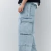 Jeans cargo larghi Jeans cargo larghi