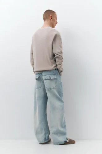 Jeans con cuciture