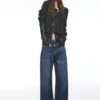 Jeans larghi con coulisse Jeans larghi con coulisse