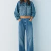 Jeans larghi con coulisse Jeans larghi con coulisse