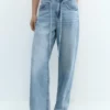 Jeans larghi con coulisse Jeans larghi con coulisse