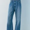 Jeans larghi con coulisse Jeans larghi con coulisse