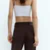 Jeans larghi con coulisse Jeans larghi con coulisse