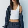 Jeans larghi con coulisse Jeans larghi con coulisse