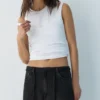 Jeans larghi con coulisse Jeans larghi con coulisse