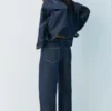 Jeans larghi con coulisse Jeans larghi con coulisse
