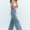Jeans larghi con coulisse Jeans larghi con coulisse