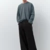 Jeans larghi con stampa laser Jeans larghi con stampa laser