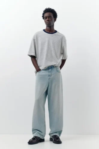 Jeans larghi dal taglio morbido