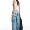 Jeans larghi stampati Jeans larghi stampati