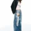 Jeans larghi stampati Jeans larghi stampati