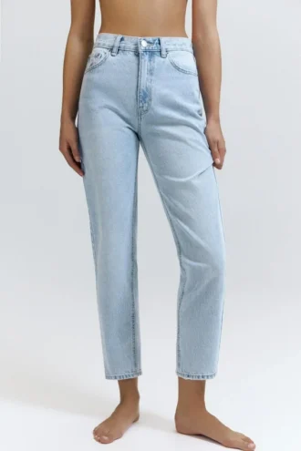 Jeans Mom a vita alta
