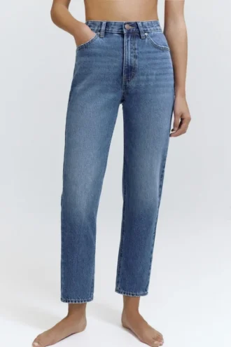 Jeans Mom a vita alta