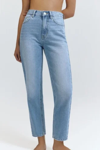 Jeans Mom a vita alta