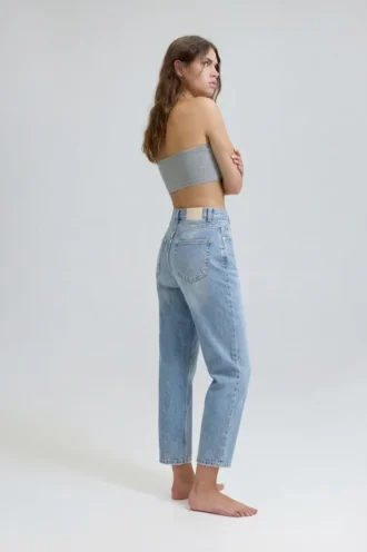 Jeans Mom a vita alta