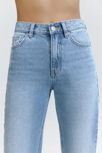 Jeans Mom a vita alta