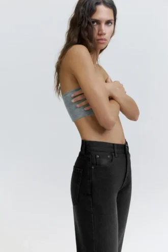 Jeans Mom a vita alta