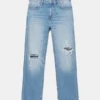 Jeans slim fit a zampa strappati Jeans slim fit a zampa strappati