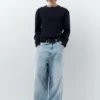 Jeans super baggy ricamati Jeans super baggy ricamati