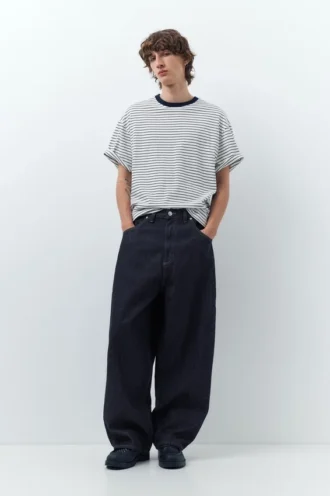 Jeans super baggy ricamati