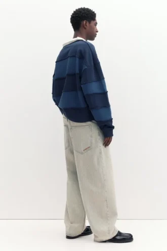 Jeans super baggy ricamati