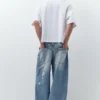 Jeans super baggy strappati Jeans super baggy strappati