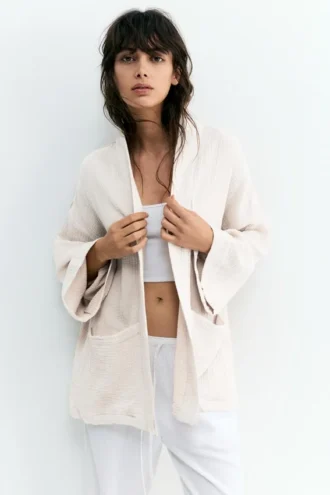 Kimono in crêpe