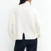 Maglione a collo alto in morbida maglia