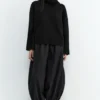 Maglione a collo alto in morbida maglia
