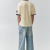Maglione a maniche corte con stampa in stile pantaloncini