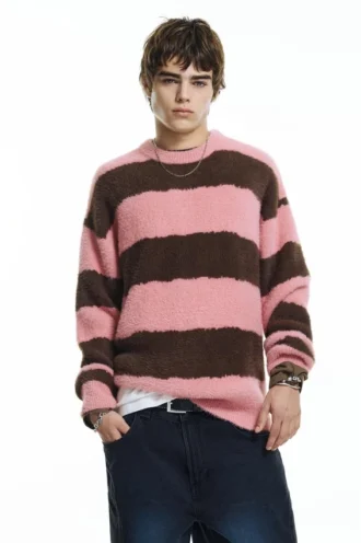Maglione a righe