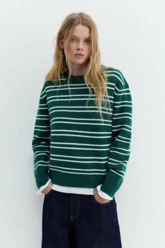 Maglione a righe