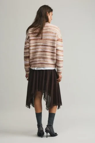 Maglione a righe