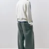 Maglione a righe con ricamo STWD
