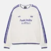 Maglione a righe con ricamo STWD