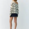 Maglione asimmetrico a maglia fine