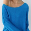 Maglione asimmetrico a maglia fine
