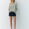 Maglione asimmetrico a maglia fine