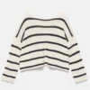 Maglione asimmetrico a maglia fine