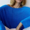 Maglione asimmetrico a maglia fine