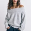 Maglione Bardot in morbida maglia