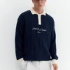 Maglione con collo a polo Maglione con collo a polo