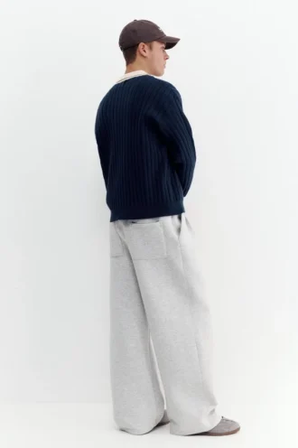 Maglione con collo a polo
