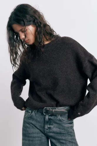 Maglione in maglia basic