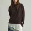 Maglione in pizzo combinato Maglione in pizzo combinato