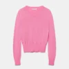 Maglione rosa con scollo a V Maglione rosa con scollo a V